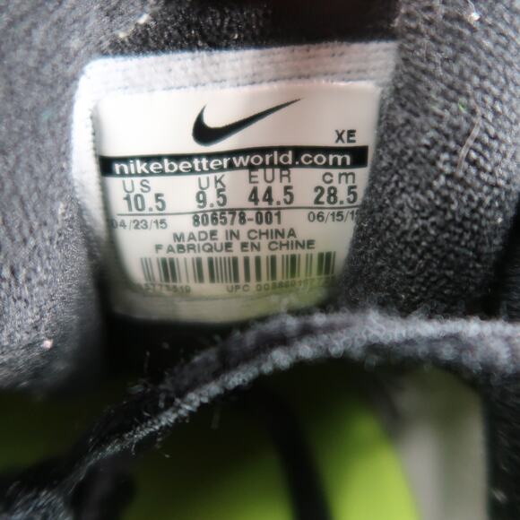 Nike Shoes Mens 10.5 Running Sneaker Zoom Structure 19 H2O Repel Trainer Black - Picture 9 of 15